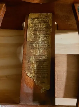 Botticella in legno artistica vintage con carillon