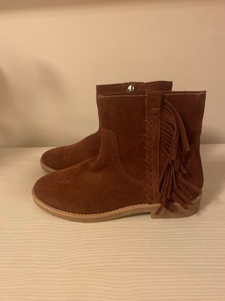 Botines de piel Zara Kids talla 37