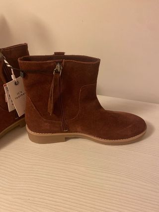 Botines de piel Zara Kids talla 37