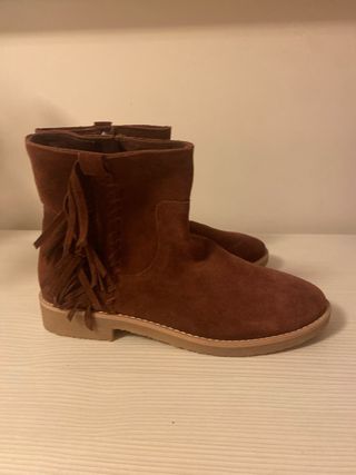 Botines de piel Zara Kids talla 37