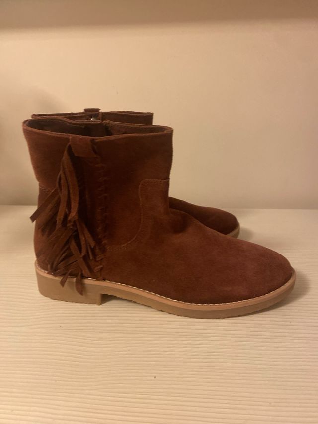 Botines de piel Zara Kids talla 37