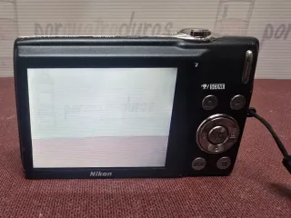 Cámara Nikon Coolpix S5300 Naranja sin cargador