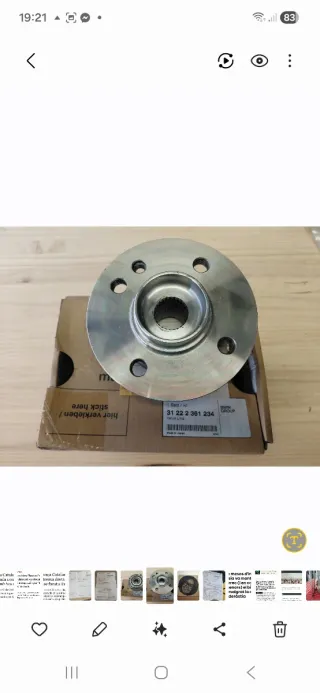 Cojinete Rueda Delantera Mini R56