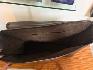 Borsa tracolla ecopelle marrone