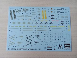 AV-8B HARRIER II MAQUETA HASEGAWA 1/72