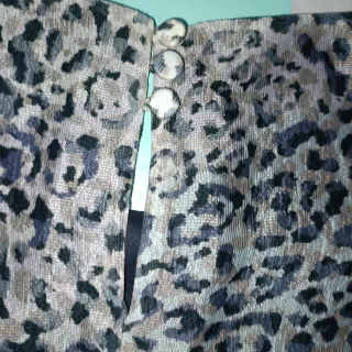 Vestido estampado leopardo talla M