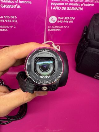 SONY HANDYCAM DCR-SX21E COMPLETA + ACCESORIOS 1 AÑ