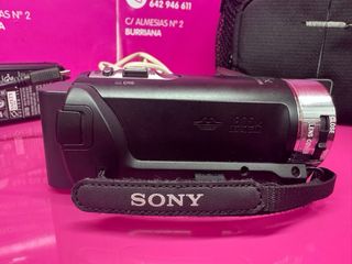 SONY HANDYCAM DCR-SX21E COMPLETA + ACCESORIOS 1 AÑ