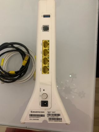 Router Wi-Fi con puertos LAN