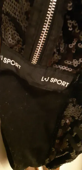 Zainetto Liu Jo paillettes nero e argento