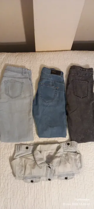 Lote 10 prendas vaqueras talla S/M