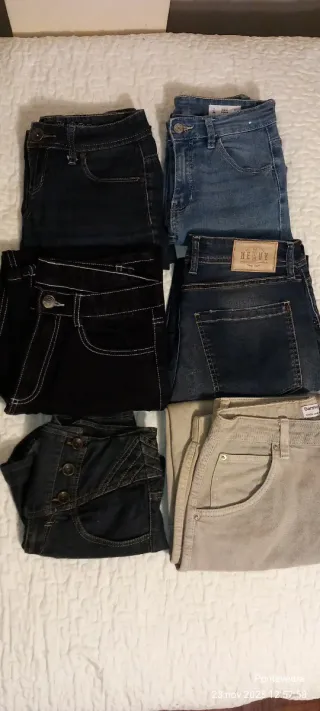 Lote 10 prendas vaqueras talla S/M