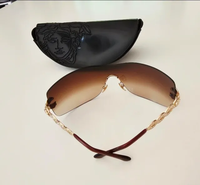 Gafas de sol Versace Medusa Marrones y Doradas