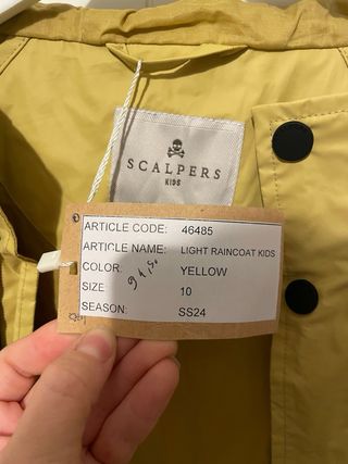 Parka niño Scalpers impermeable