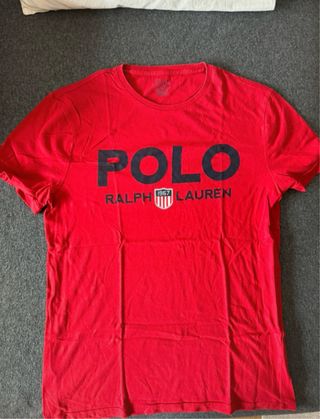 Polo Ralph Lauren Camiseta Roja Slim Fit