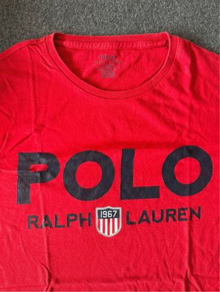 Polo Ralph Lauren Camiseta Roja Slim Fit