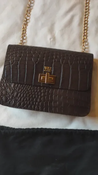 Bolso Piel Victorio & Lucchino Marrón