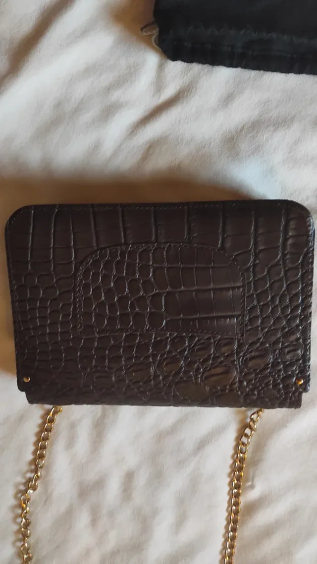 Borsa in pelle Victorio & Lucchino marrone