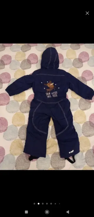 Mono de esquí infantil azul