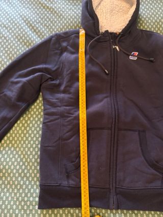 Felpa K-Way donna con cappuccio e zip