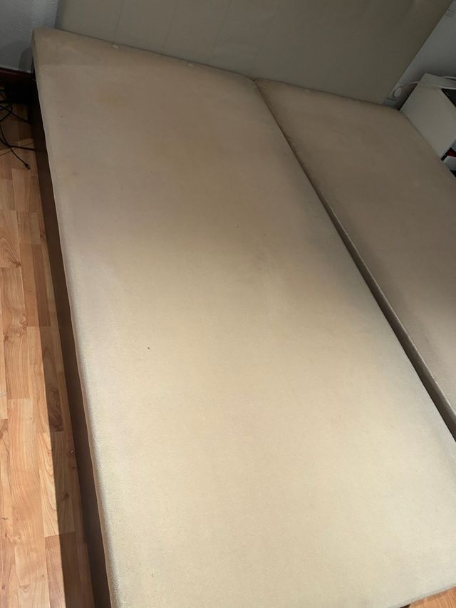 Canapé abatible 90x200cm beige
