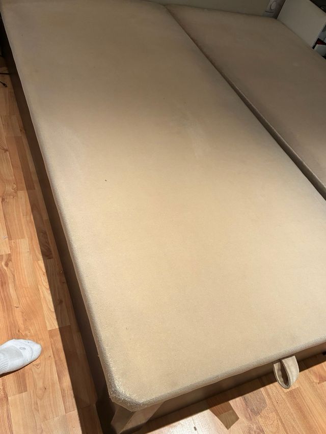 Canapé abatible 90x200cm beige