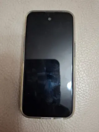 Teléfono Móvil Pequeño Negro y Dorado