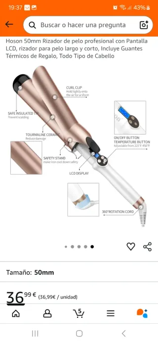 Rizador de pelo Hoson