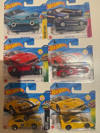 lote Arantza de 6 hotwheels