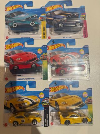 lote Arantza de 6 hotwheels