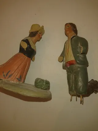Figuras de belén para restaurar