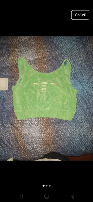 Zara Top Verde
