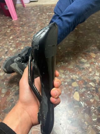 Sillín de bicicleta negro