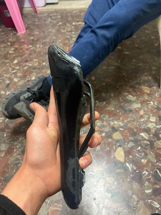 Sillín de bicicleta negro