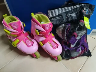 Patines Oxelo más protecciones