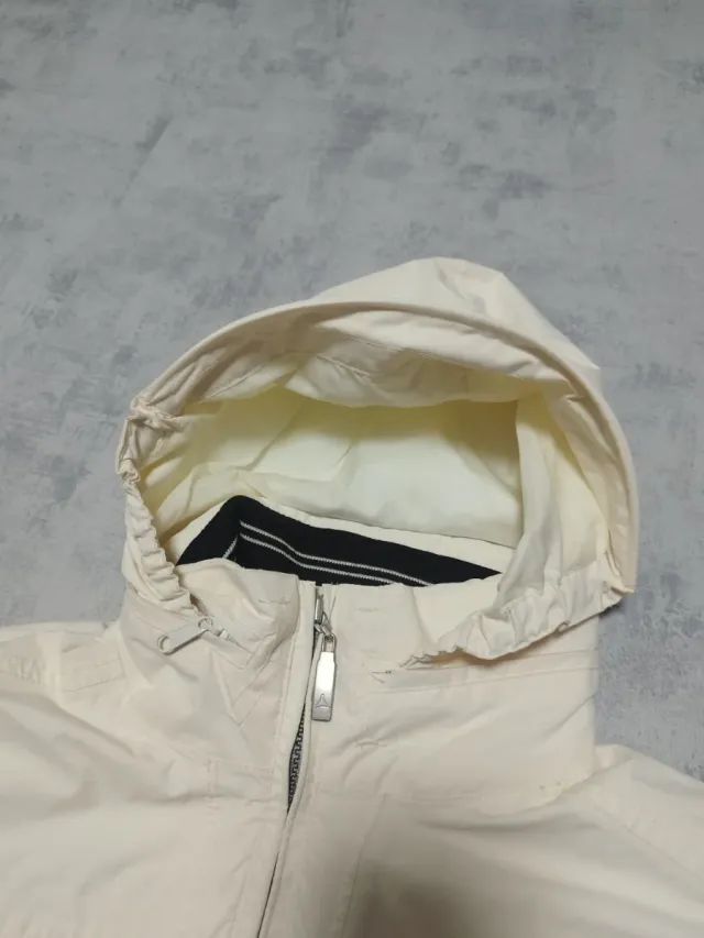 Chaqueta Impermeable Schöffel Beige con Capucha