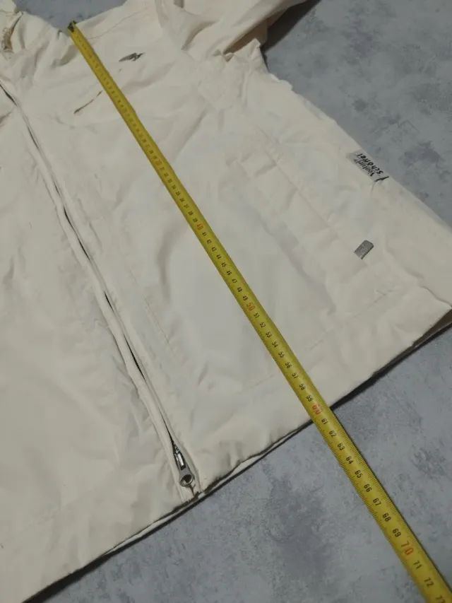 Chaqueta Impermeable Schöffel Beige con Capucha