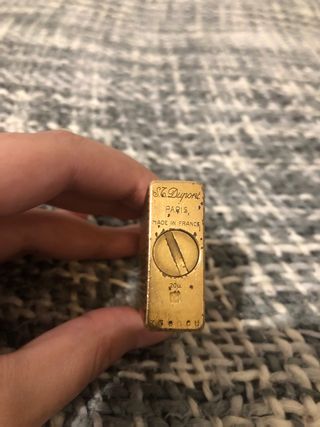 Encendedor S.T. Dupont Paris Dorado Original
