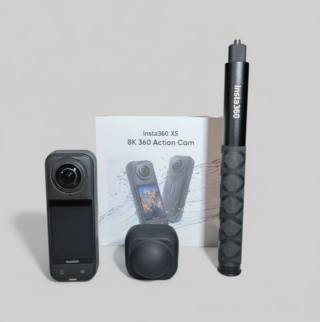 Insta360 X5 8K 360 Action Cam + Accesorios