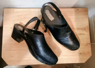 Sandali neri donna con tacco