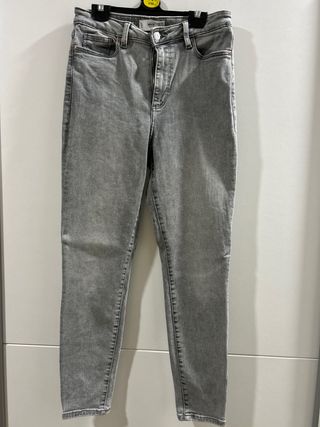 Pantalón vaquero gris Mango Talla 38 Modelo Anne