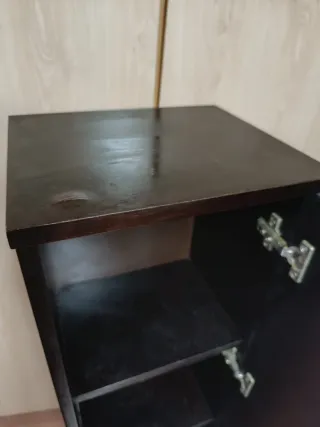 Armario auxiliar de baño madera