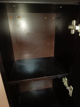 Armario auxiliar de baño madera