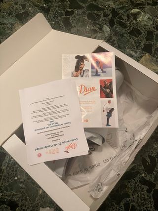 Zuecos Dian Mujer Blancos Talla 38