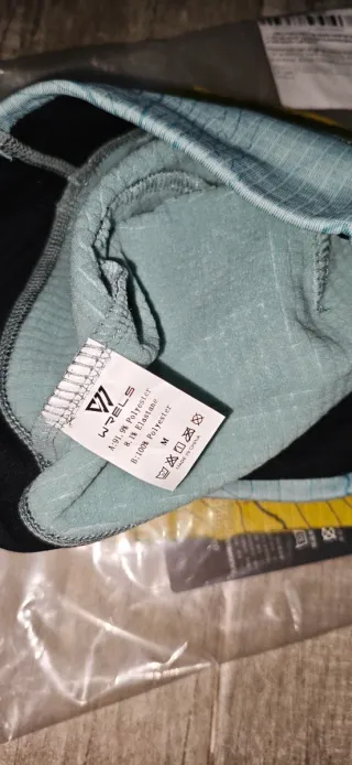 Gorro Térmico Teal y Amarillo