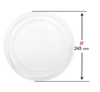 Plato Microondas Ø 245mm Universal Liso