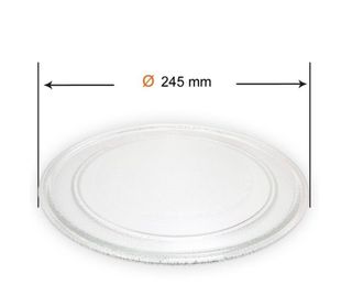 Plato Microondas Ø 245mm Universal Liso
