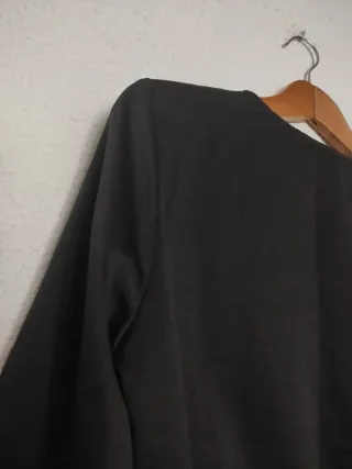 Body ZARA cruzado negro satinado evento