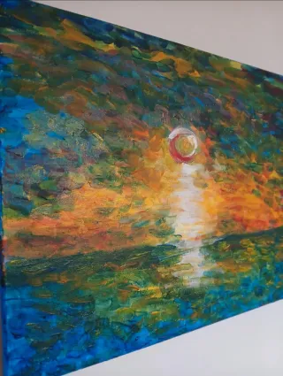 Dipinto "I colori del tramonto"