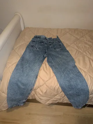 Vaqueros anchos efecto lavado